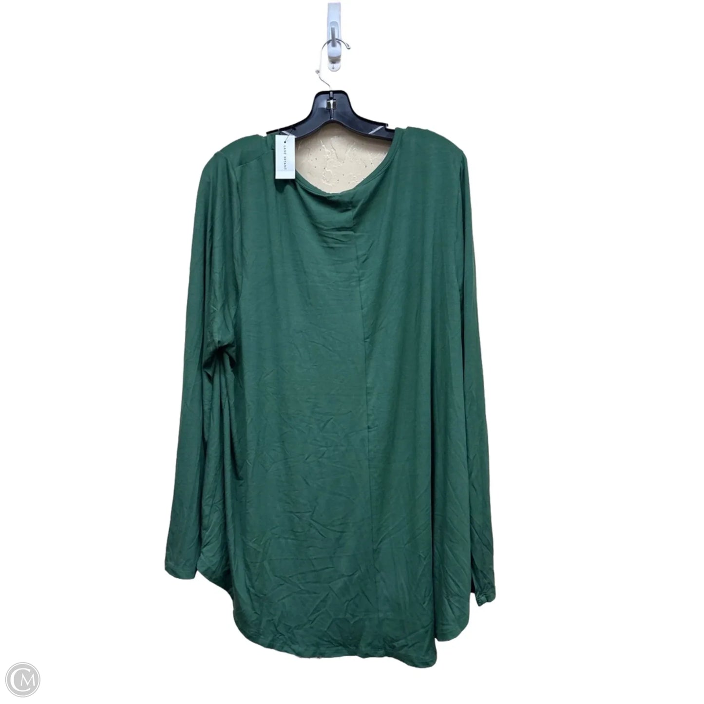 Top Long Sleeve By Lane Bryant In Green, Size: 22