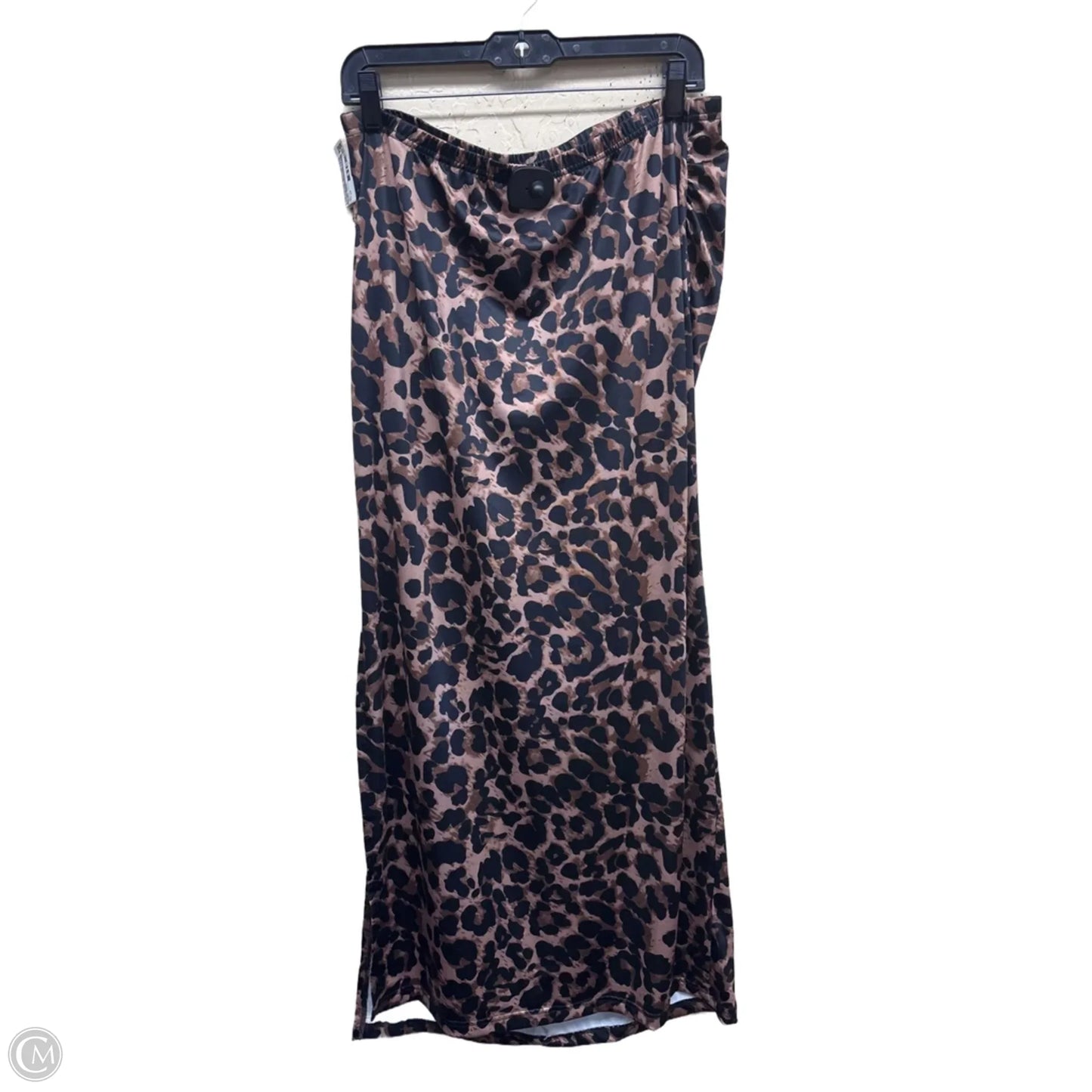 Skirt Maxi By Shein In Animal Print, Size: 2x