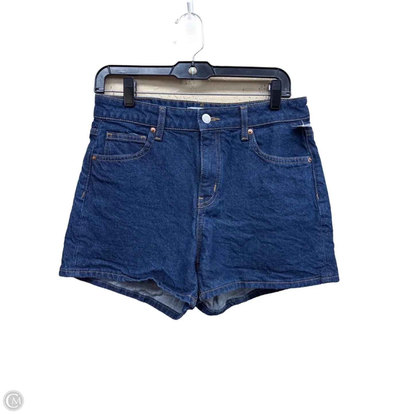 Shorts By H&m In Blue Denim, Size: 8