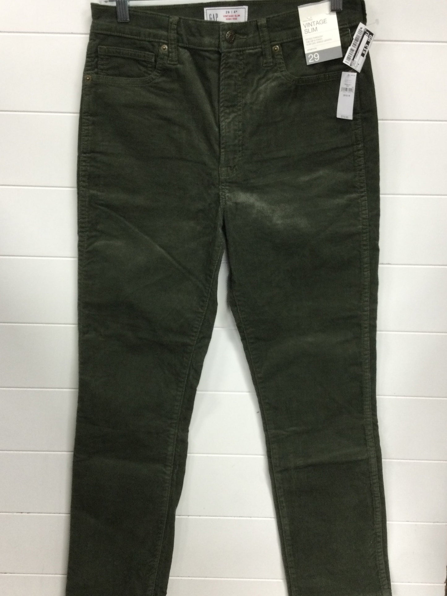 Pants Corduroy By Gap In Green, Size:6