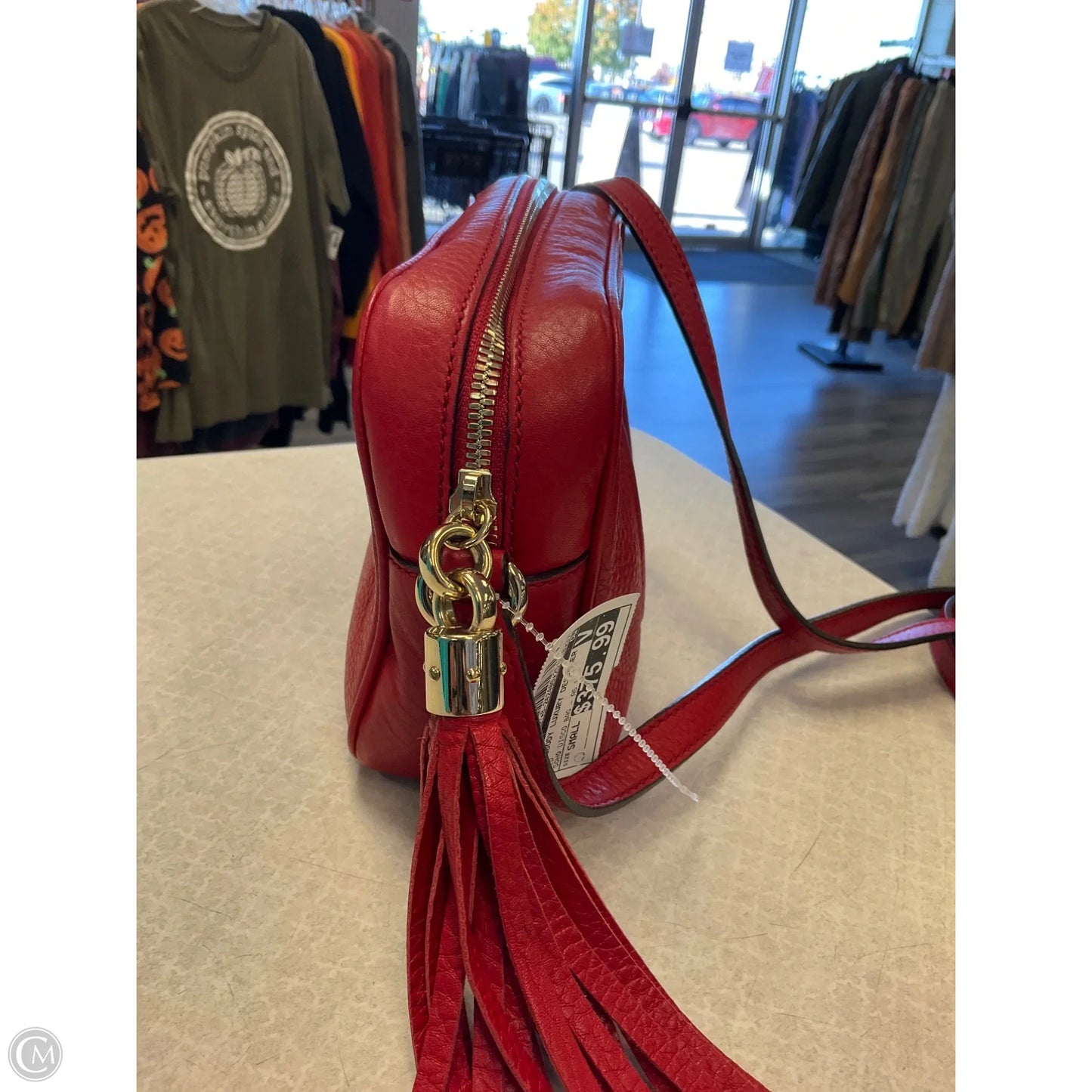 Crossbody Luxury Designer By Gucci, Size: Small