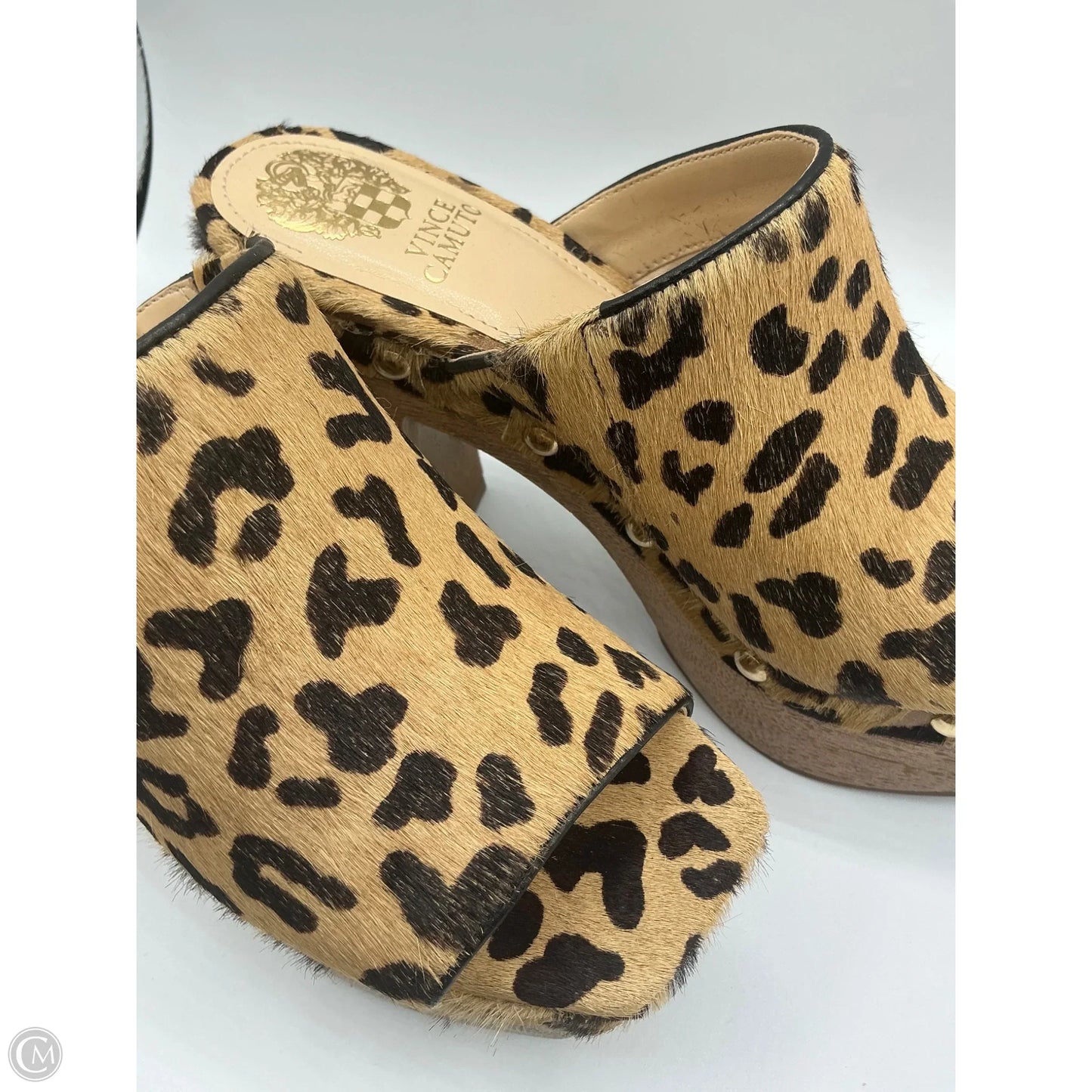 Shoes Heels Block By Vince Camuto In Animal Print, Size: 6.5