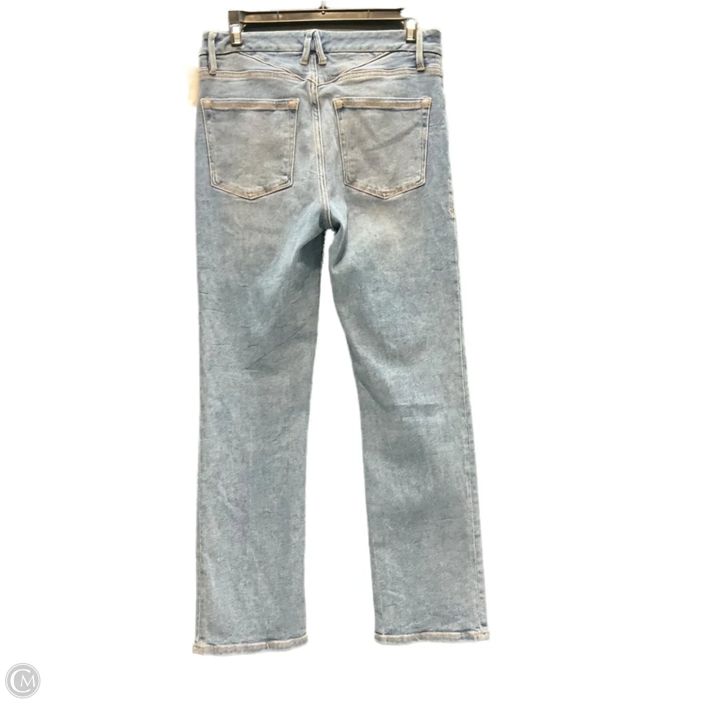 Jeans Skinny By Good American In Blue Denim, Size: 4