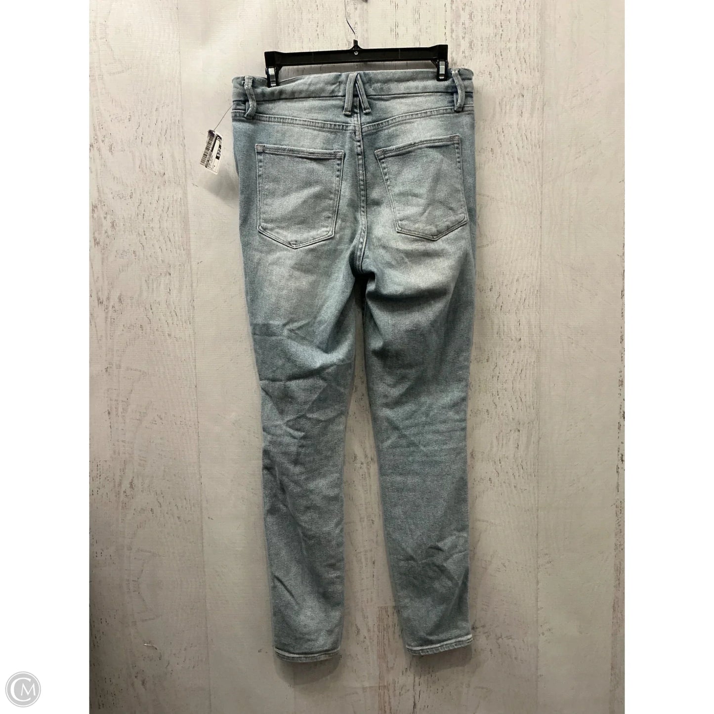 Jeans Skinny By Good American In Blue Denim, Size: 6