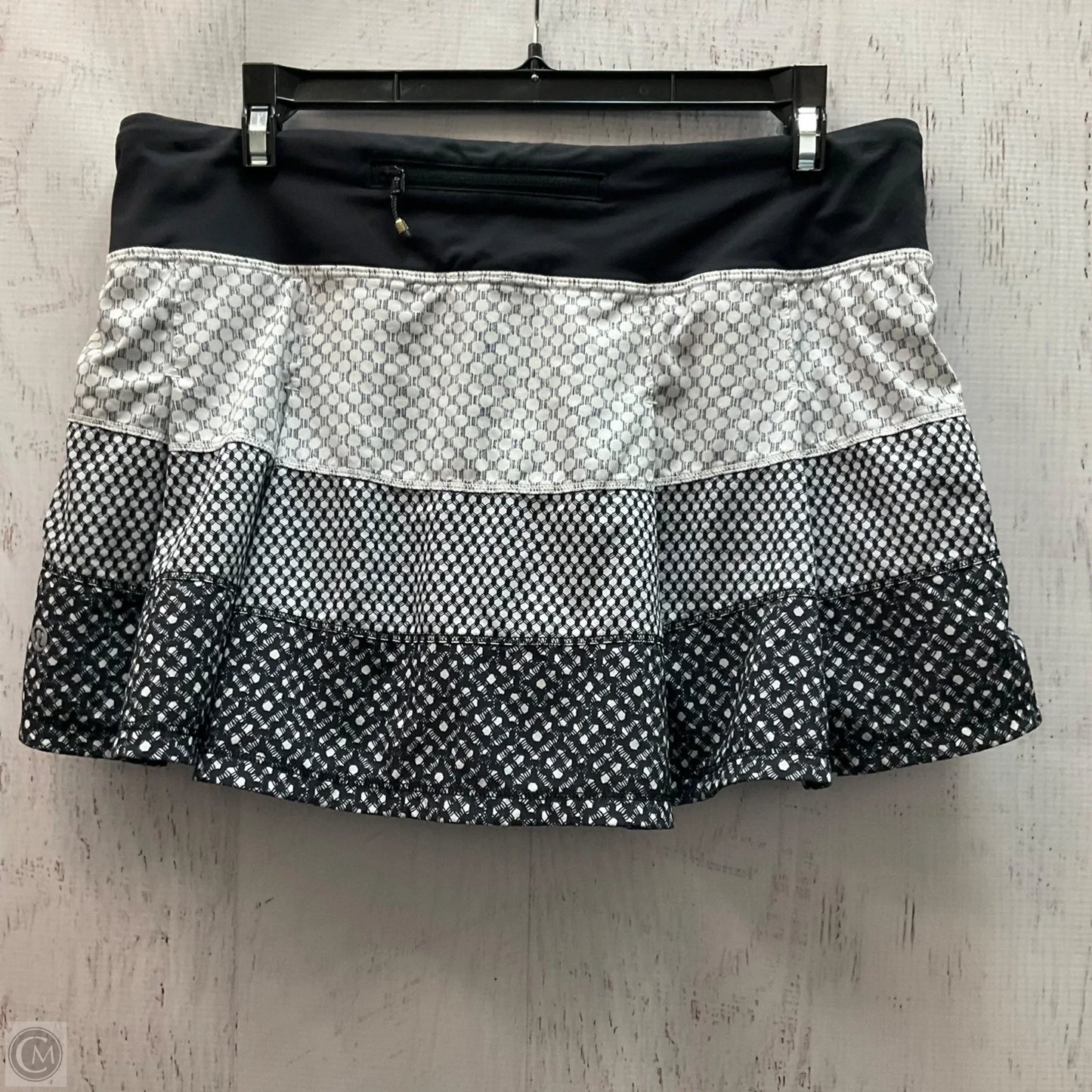 Athletic Skort By Lululemon In Black, Size: 8