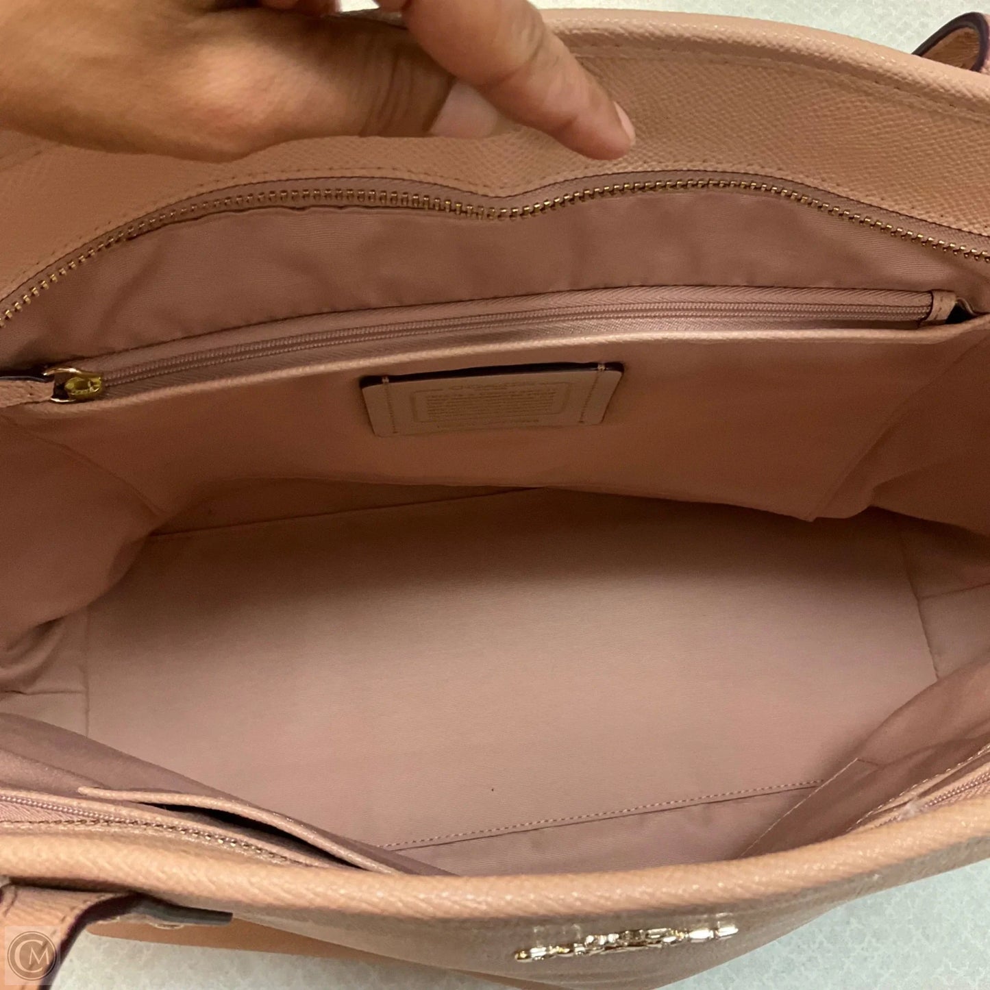 Handbag Designer By Coach, Size: Large