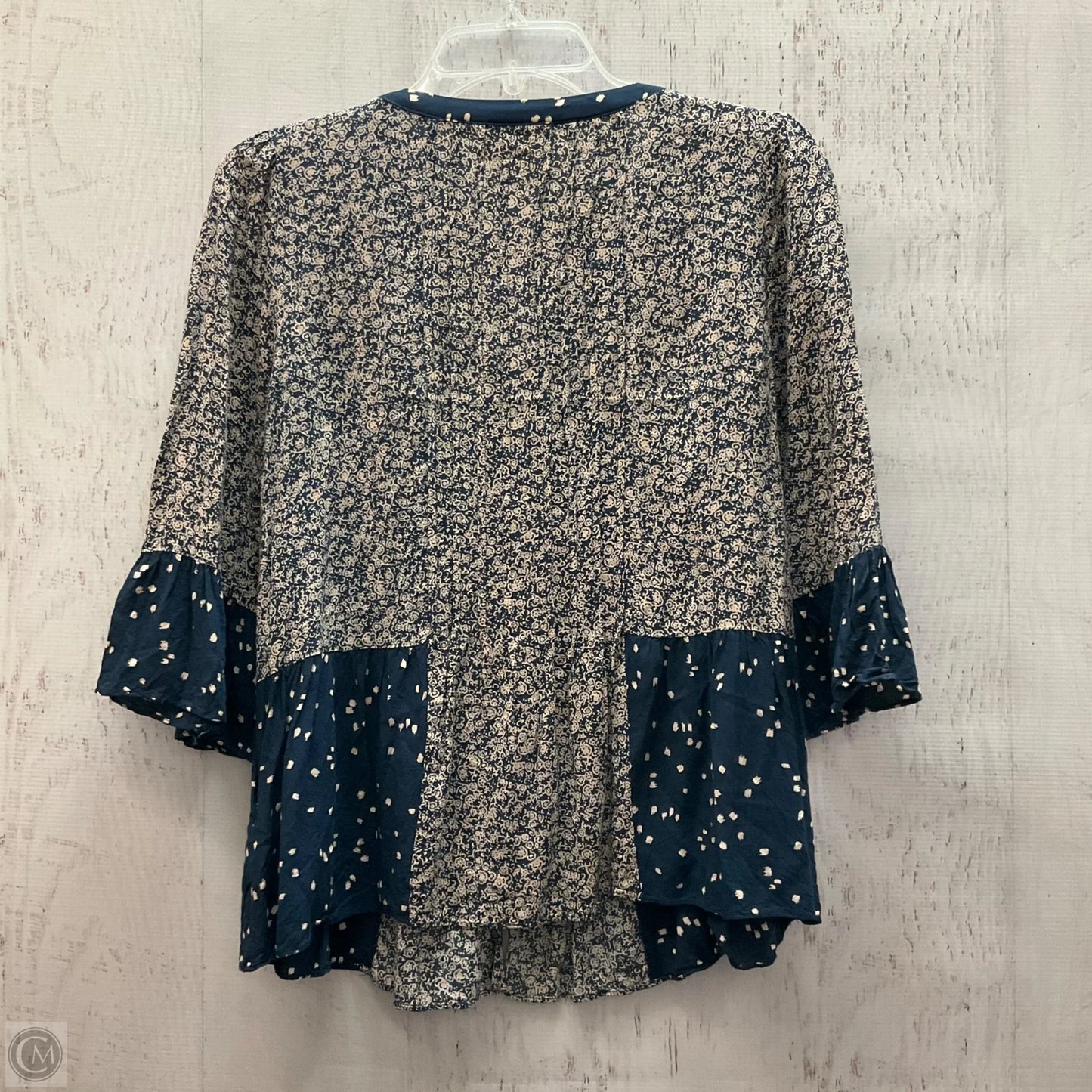 Top Long Sleeve By Maeve In Blue, Size: S