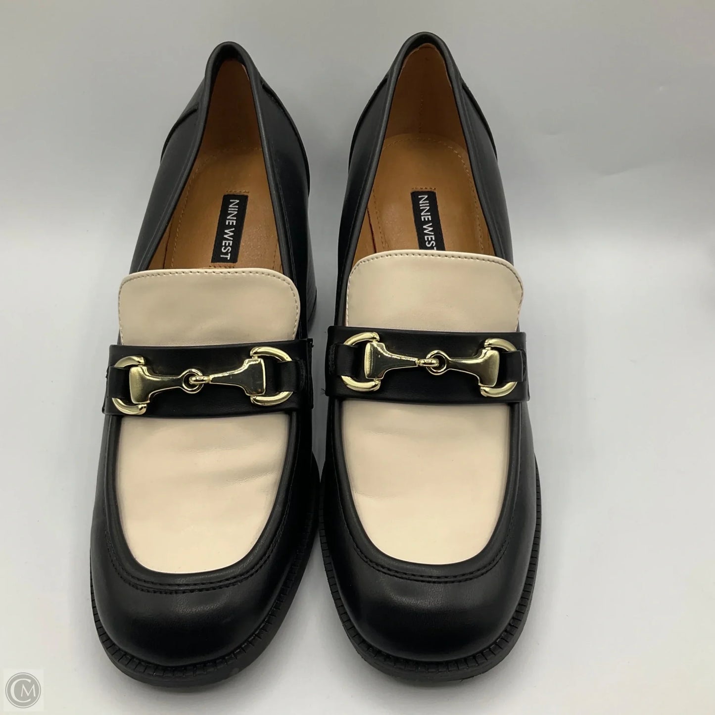 Shoes Heels Block By Nine West In Black, Size: 8.5
