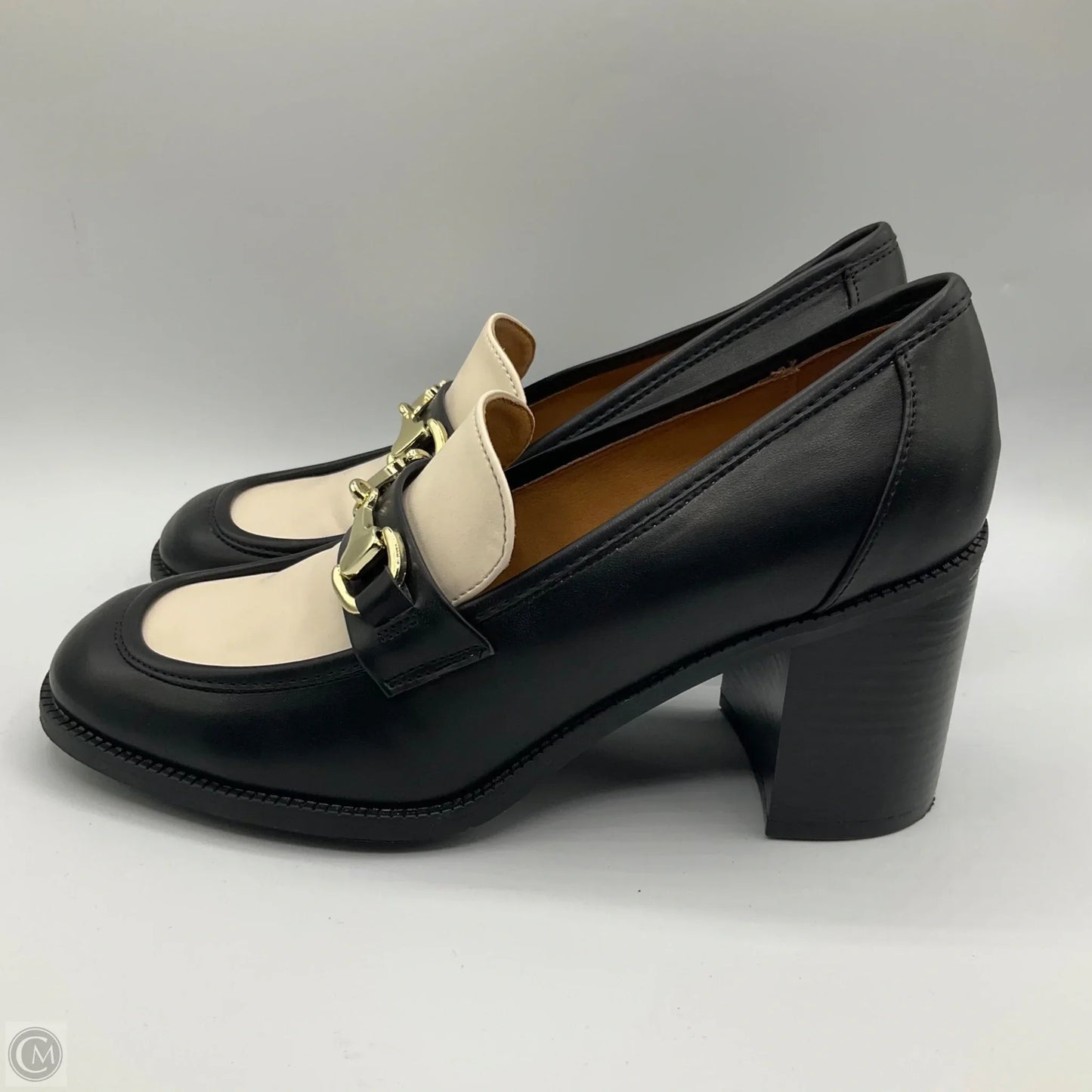 Shoes Heels Block By Nine West In Black, Size: 8.5