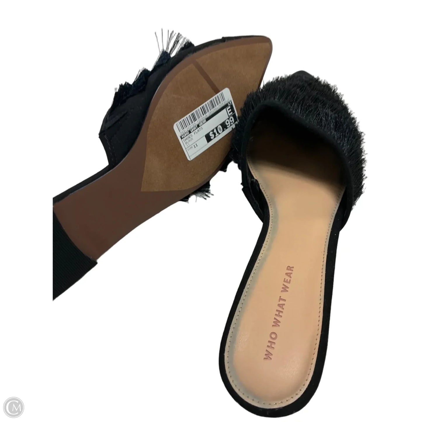 Shoes Flats By Who What Wear In Black, Size: 11