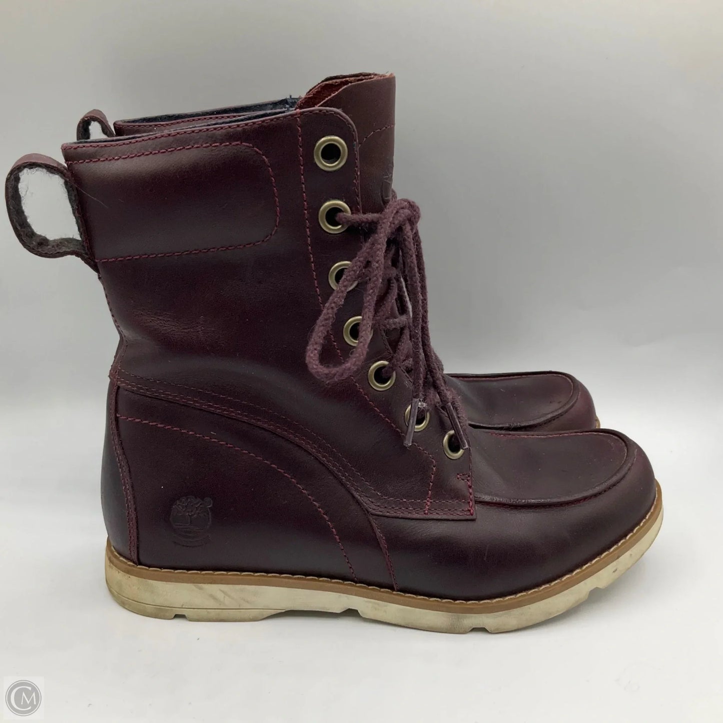 Boots Ankle Flats By Timberland In Purple, Size: 6