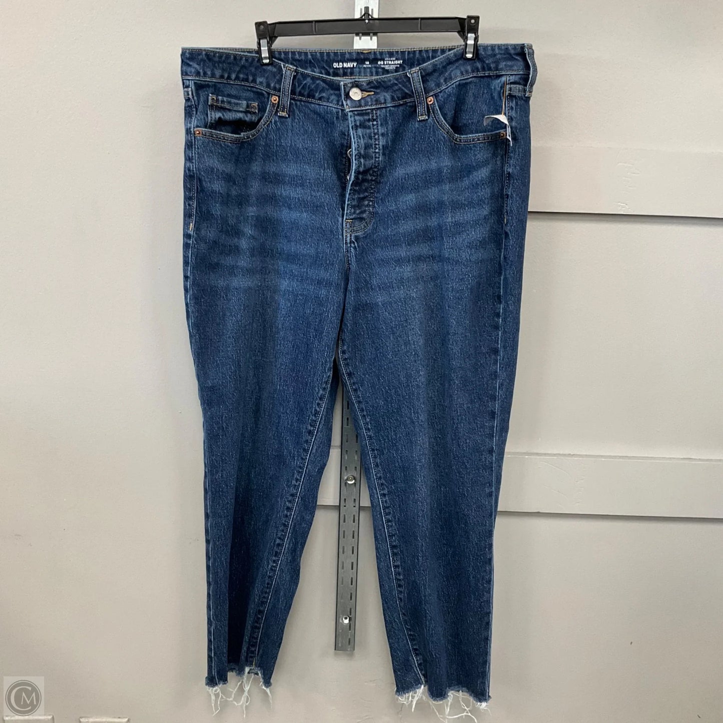 Jeans Straight By Old Navy In Blue, Size: 16