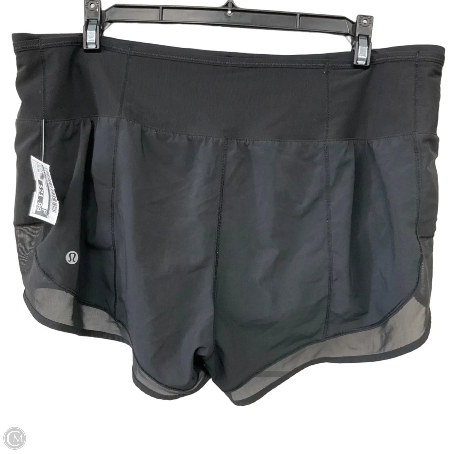 Athletic Shorts By Lululemon In Black, Size: 10