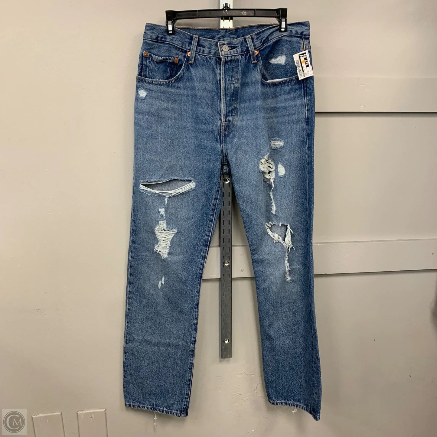 Jeans Straight By Levis In Blue, Size: 10