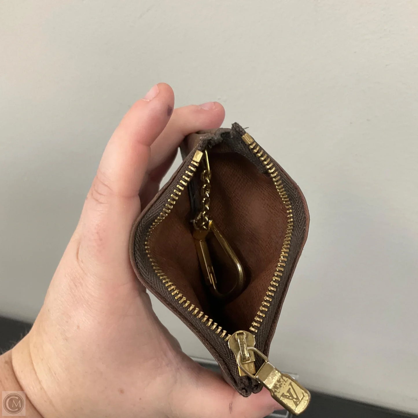Coin Purse Luxury Designer By Louis Vuitton, Size: Small