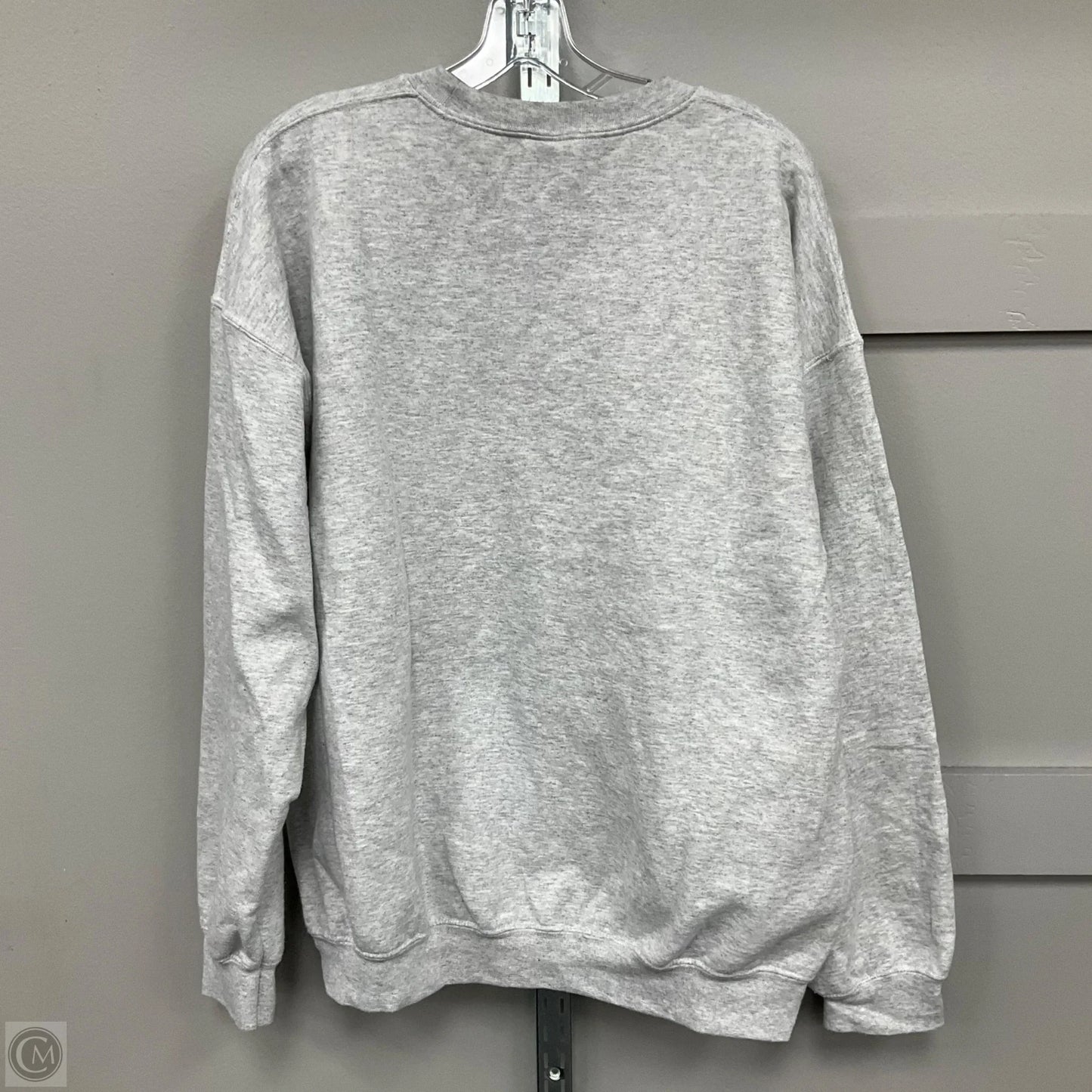 Sweatshirt Crewneck By Gildan In Grey, Size: Xl