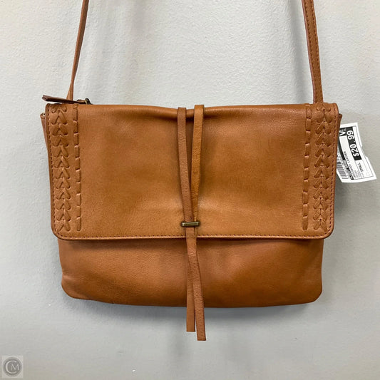 Crossbody Leather By Lucky Brand, Size: Small