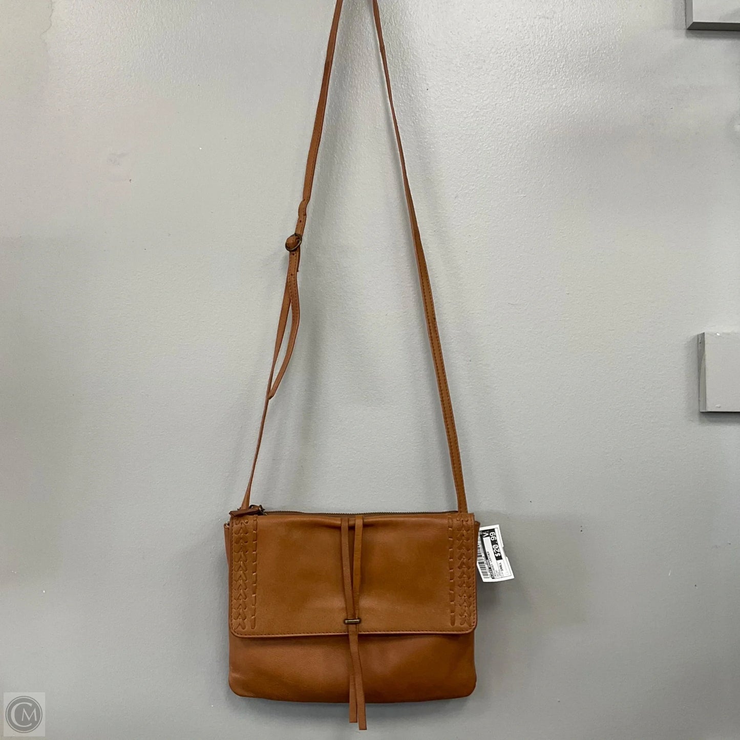Crossbody Leather By Lucky Brand, Size: Small