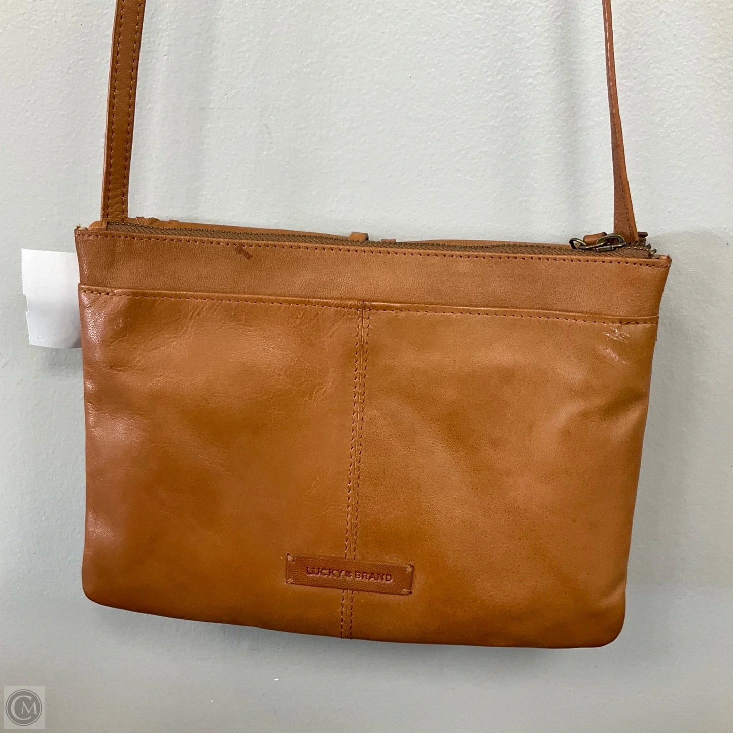 Crossbody Leather By Lucky Brand, Size: Small
