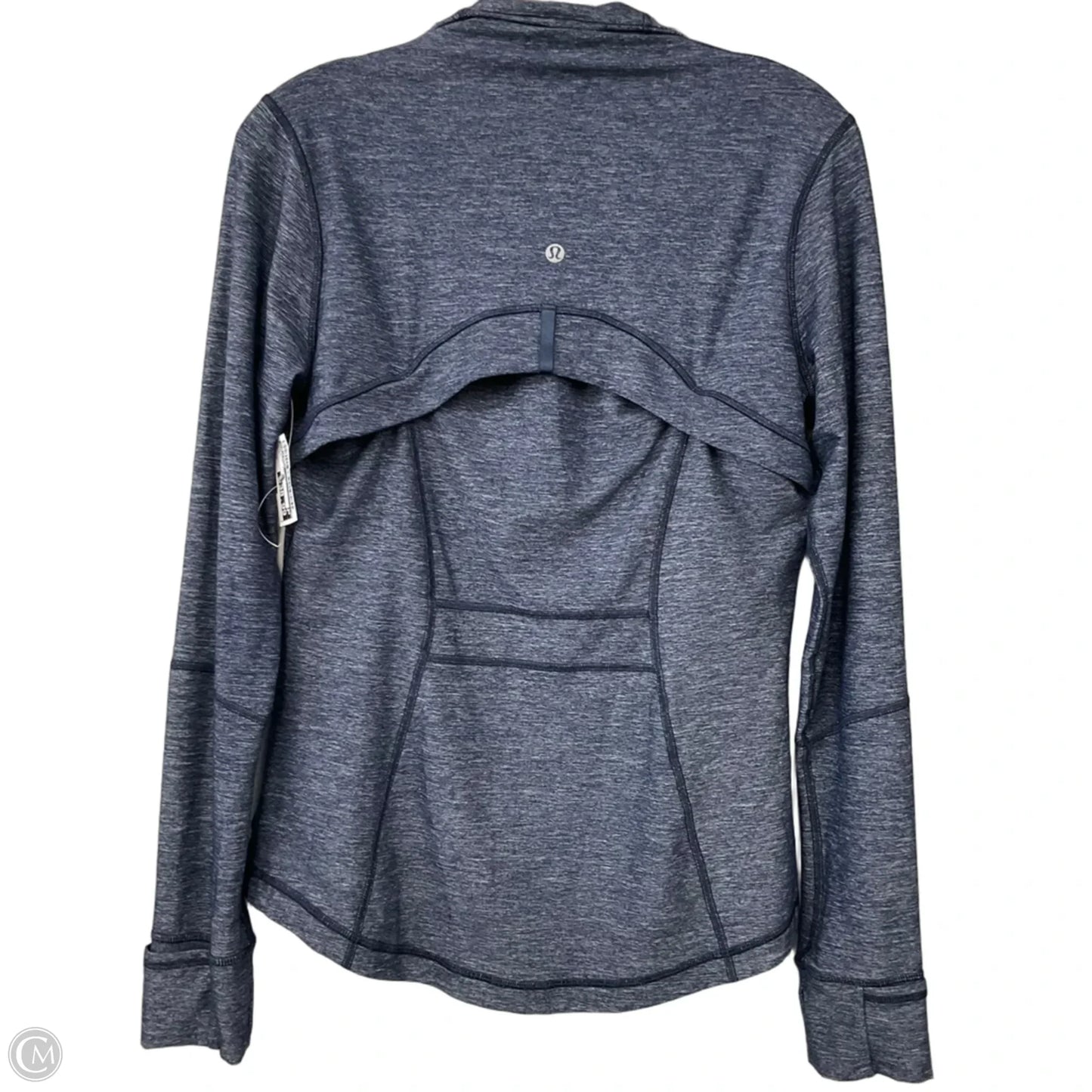 Athletic Jacket By Lululemon In Blue, Size: 10