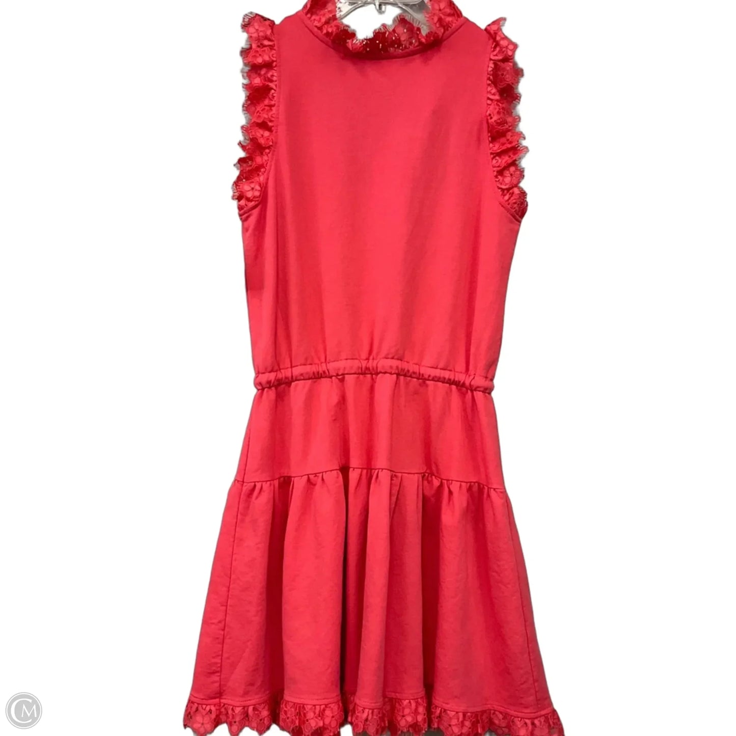 Dress Casual Short By Anthropologie In Coral, Size: Xs
