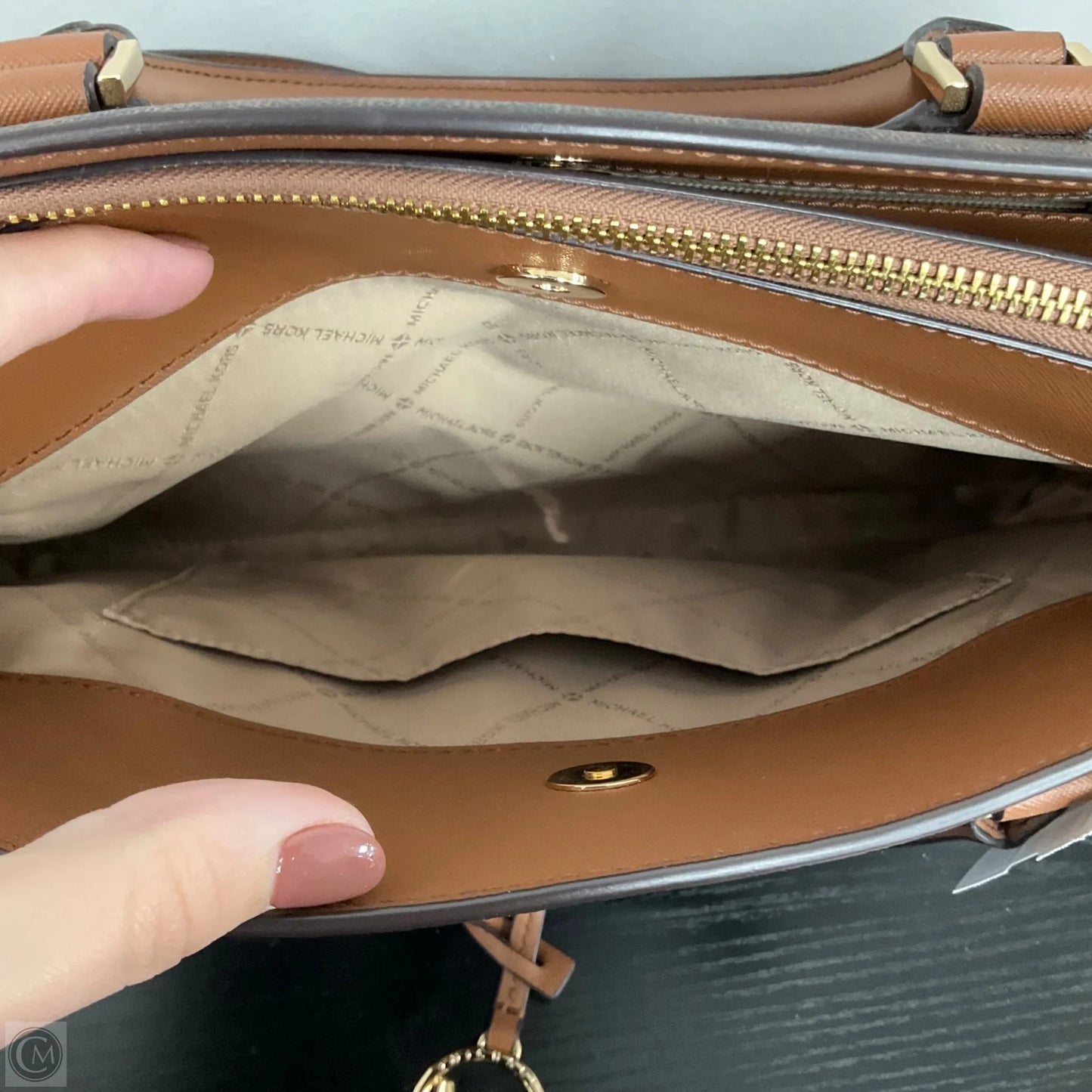 Crossbody Designer By Michael Kors, Size: Medium