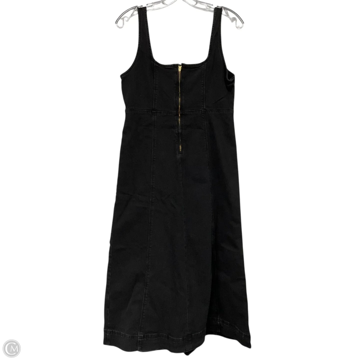 Dress Casual Midi By Old Navy In Black Denim, Size: S