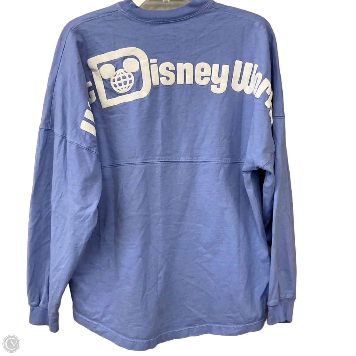 Top Long Sleeve By Disney In Blue, Size: S
