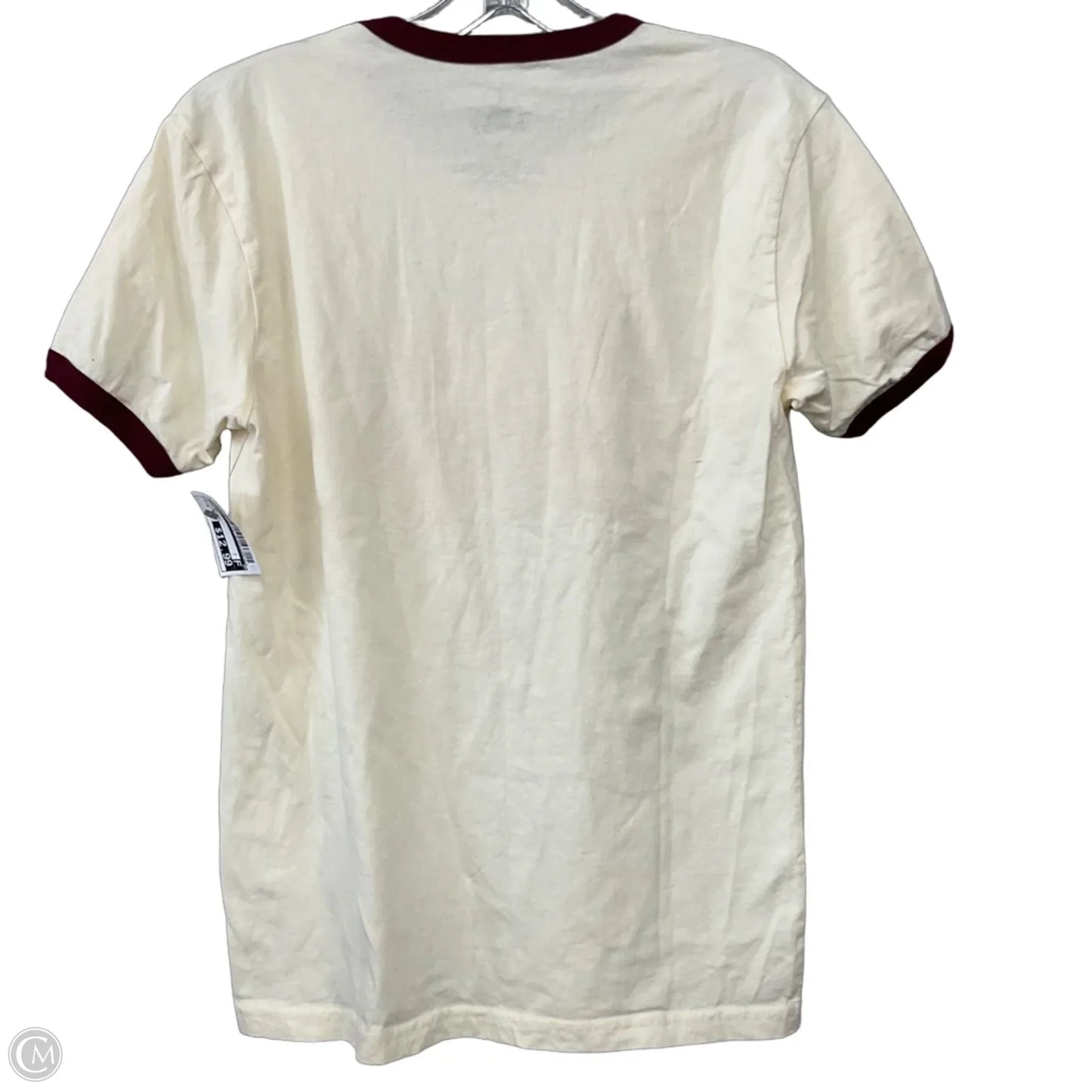 Top Short Sleeve By Disney In Beige, Size: S