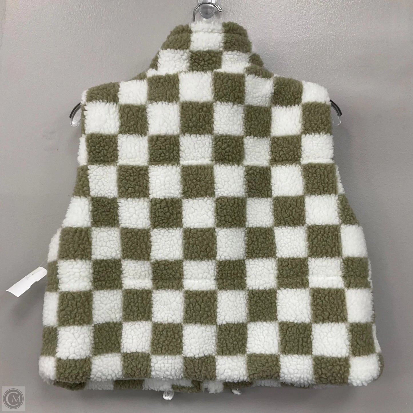 Vest Other By Wild Rose In Green & White, Size: M