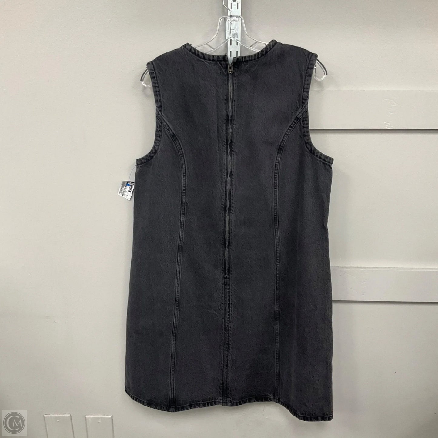 Dress Casual Midi By Abercrombie And Fitch In Black Denim, Size: Xl