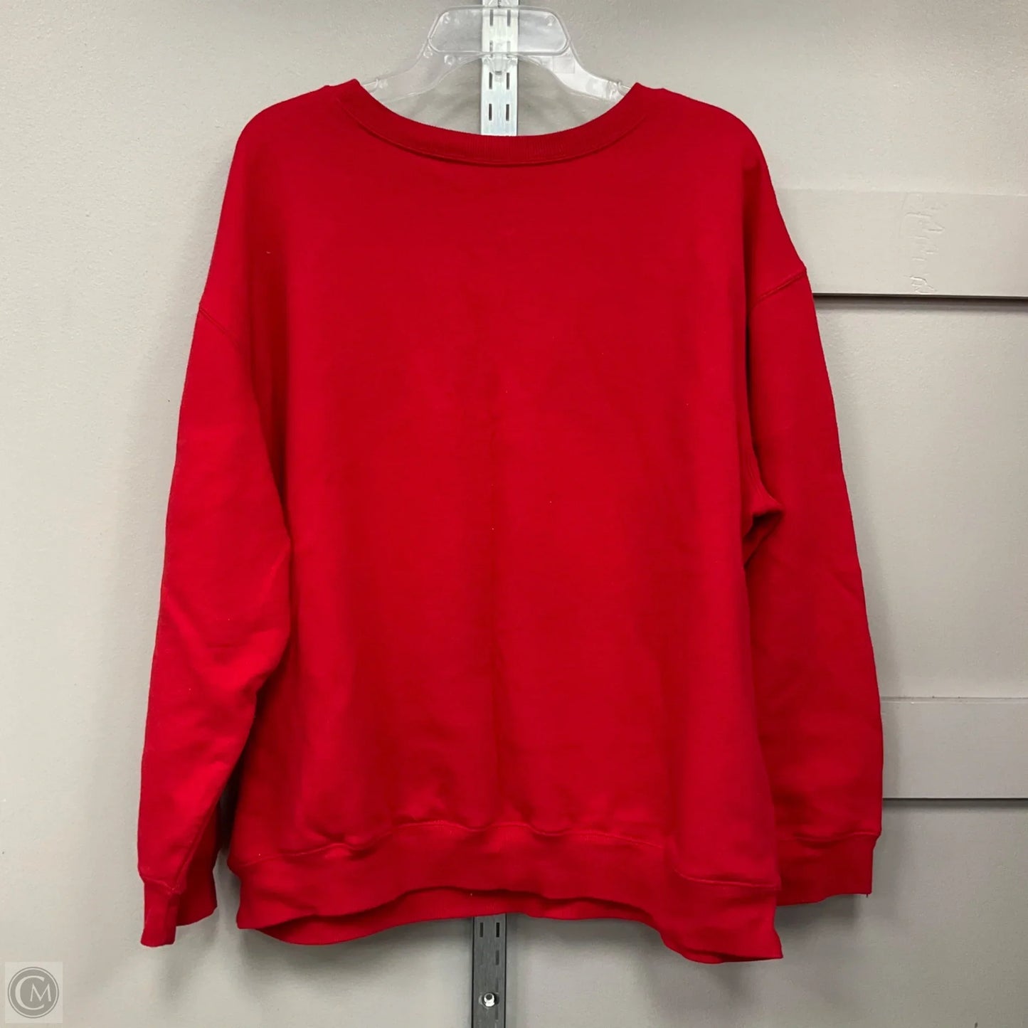 Sweatshirt Crewneck By Disney In Red, Size: 2x