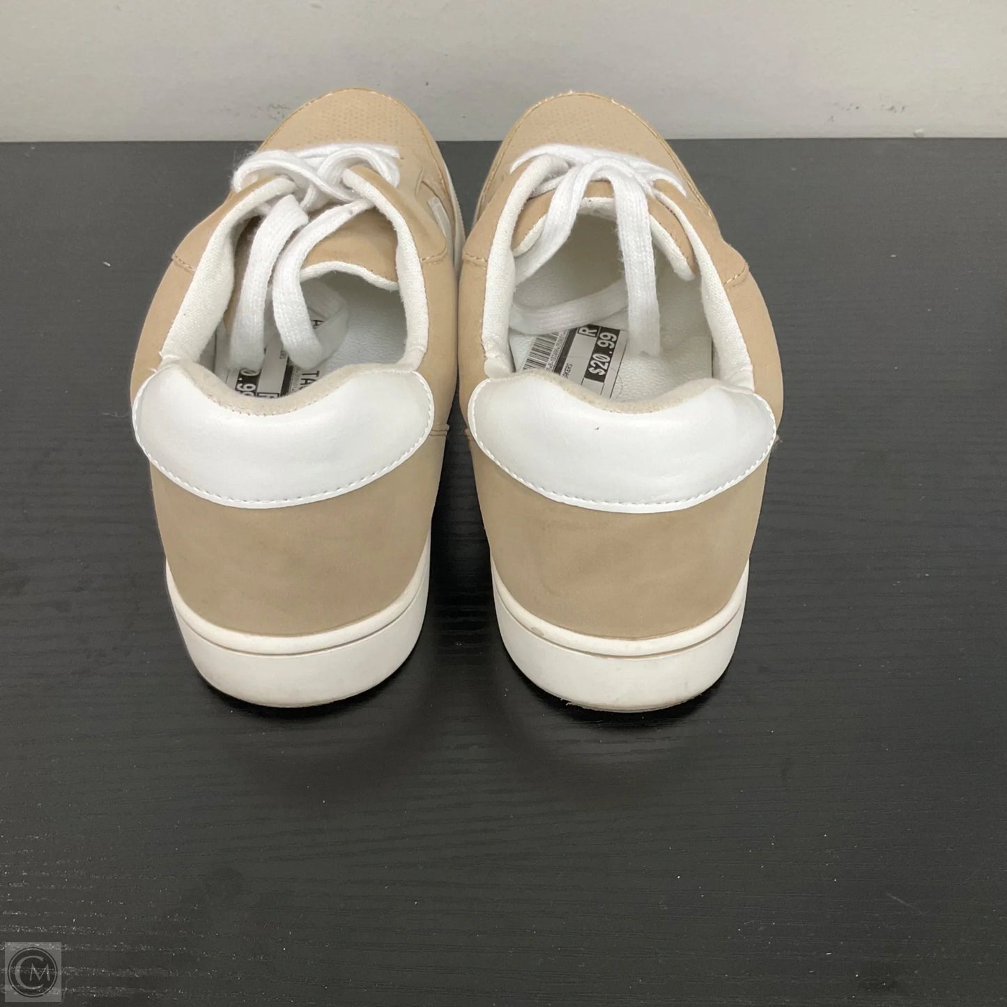 Shoes Sneakers By Mia In Tan, Size: 7.5