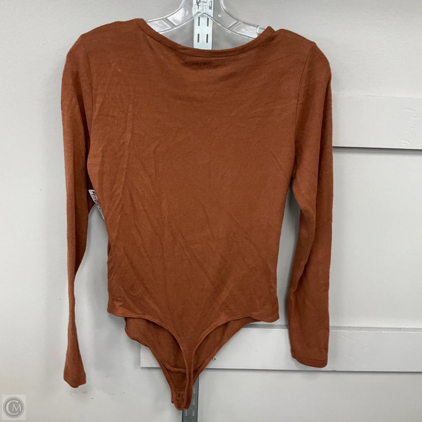 Top Long Sleeve By Abercrombie And Fitch In Brown, Size: M