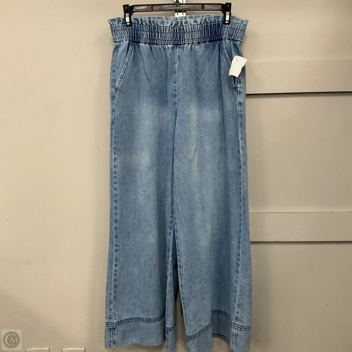 Jeans Wide Leg By Kensie In Blue Denim, Size: S