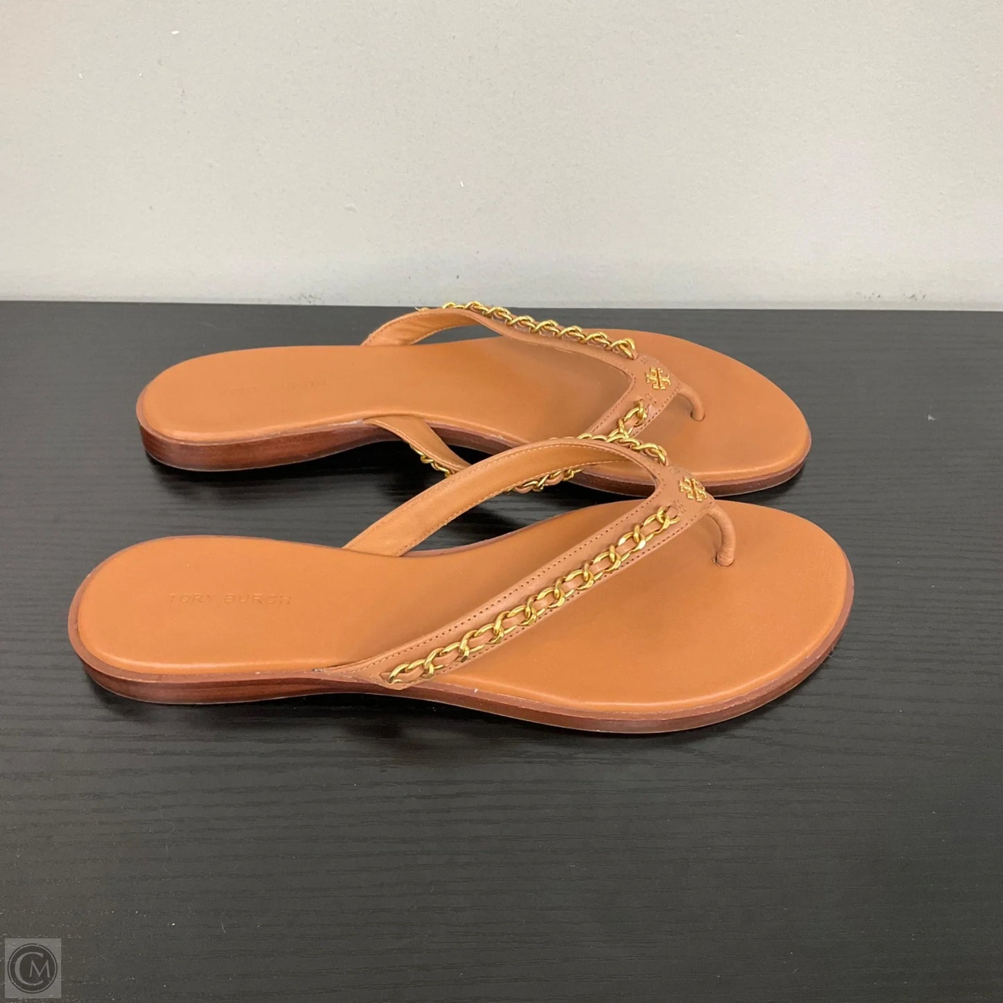 Sandals Flats By Tory Burch In Brown, Size: 10