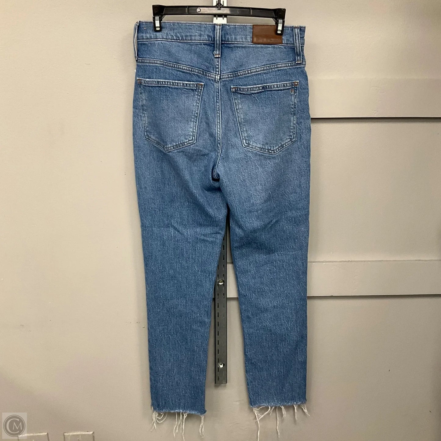 Jeans Straight By Madewell In Blue Denim, Size: 2