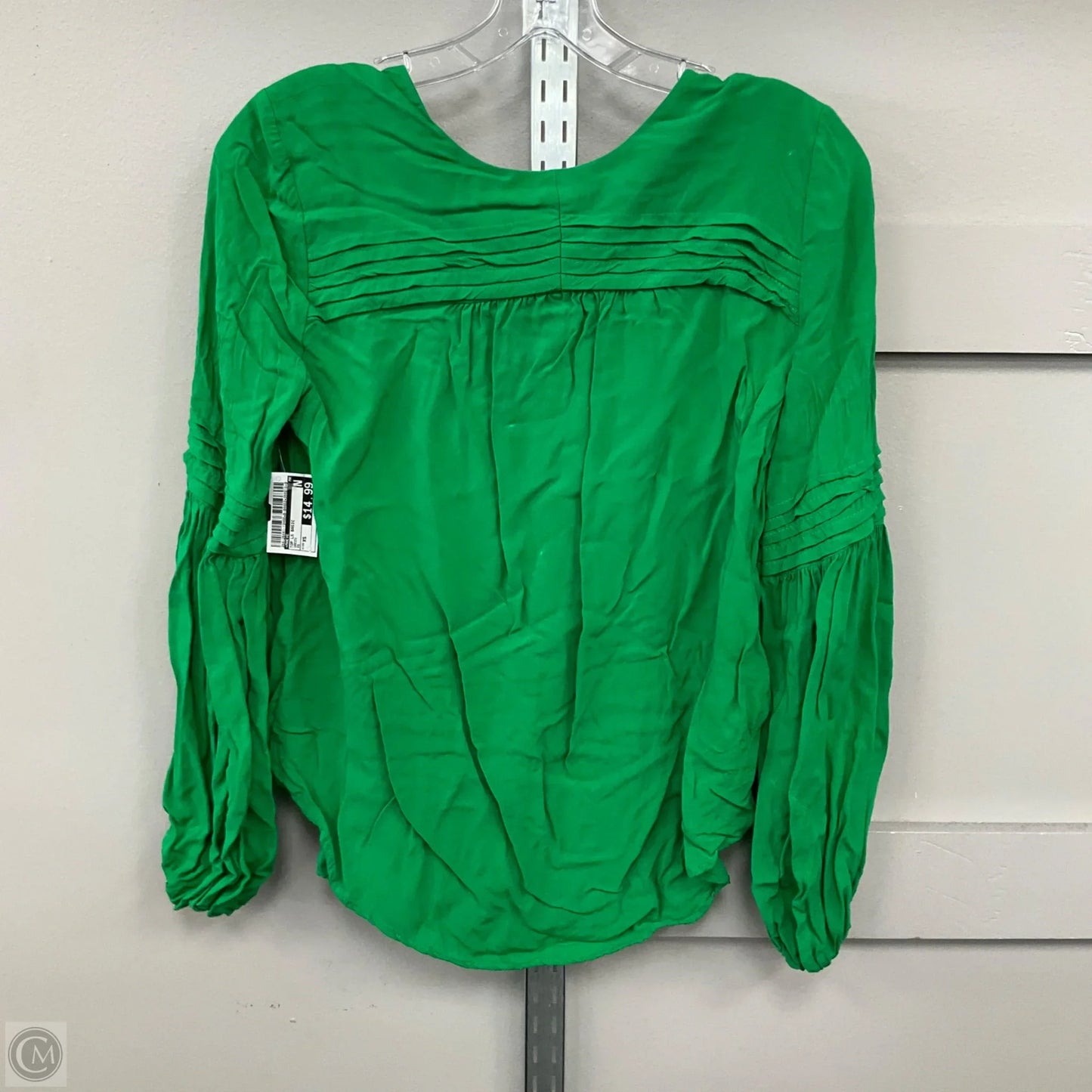 Top Long Sleeve Basic By Maeve In Green, Size: Xs