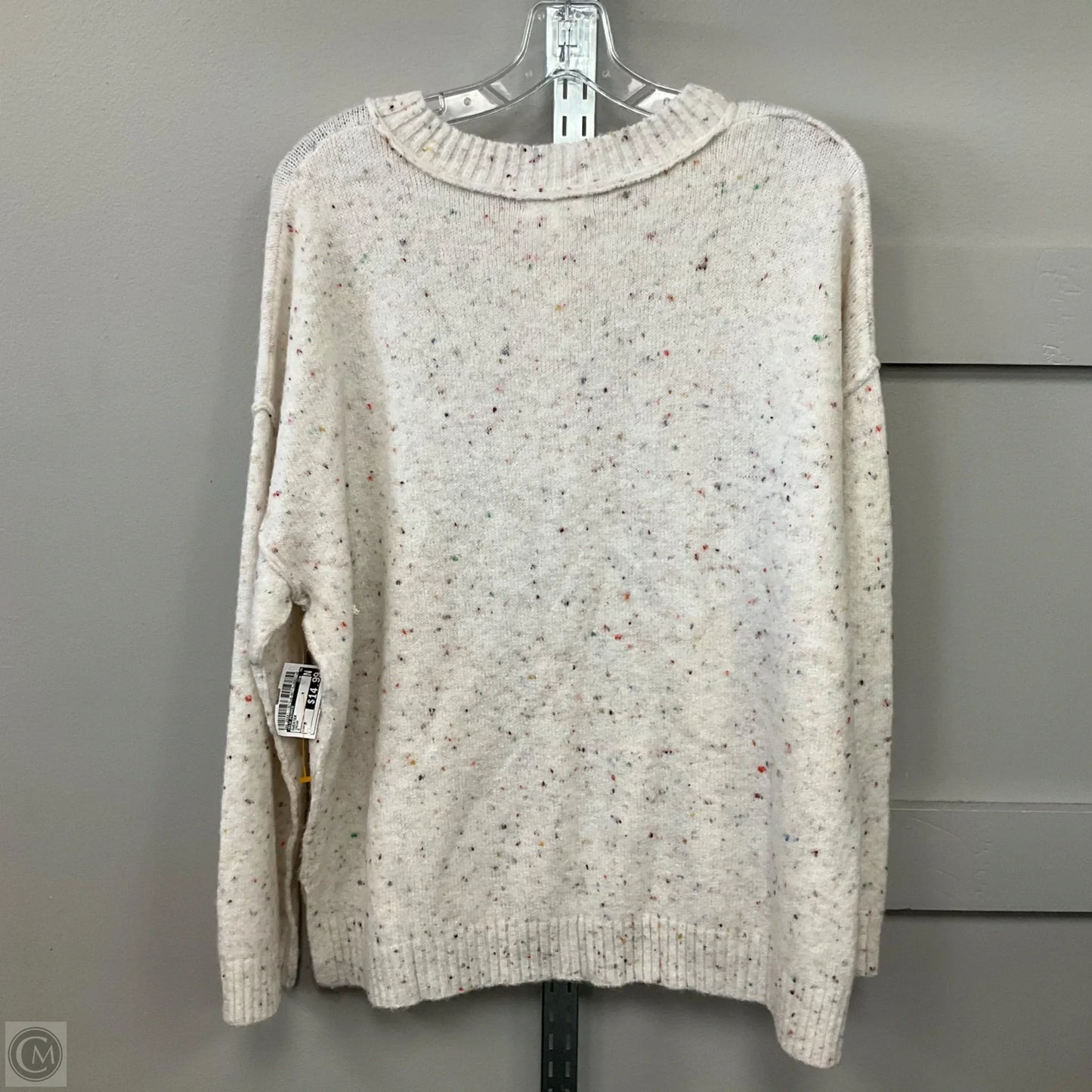Sweater By Blu Pepper In Cream, Size: M