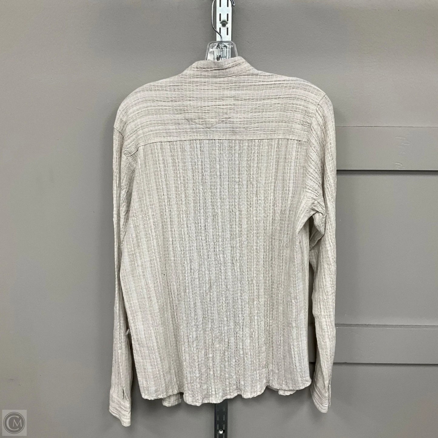 Top Long Sleeve Basic By Prada In Cream, Size: M