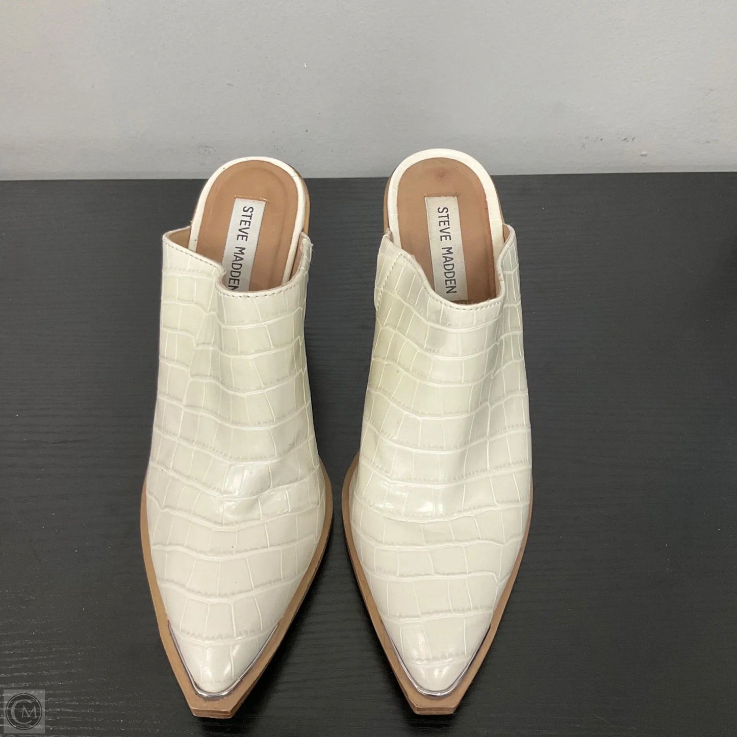 Shoes Heels Block By Steve Madden In Cream, Size: 7.5