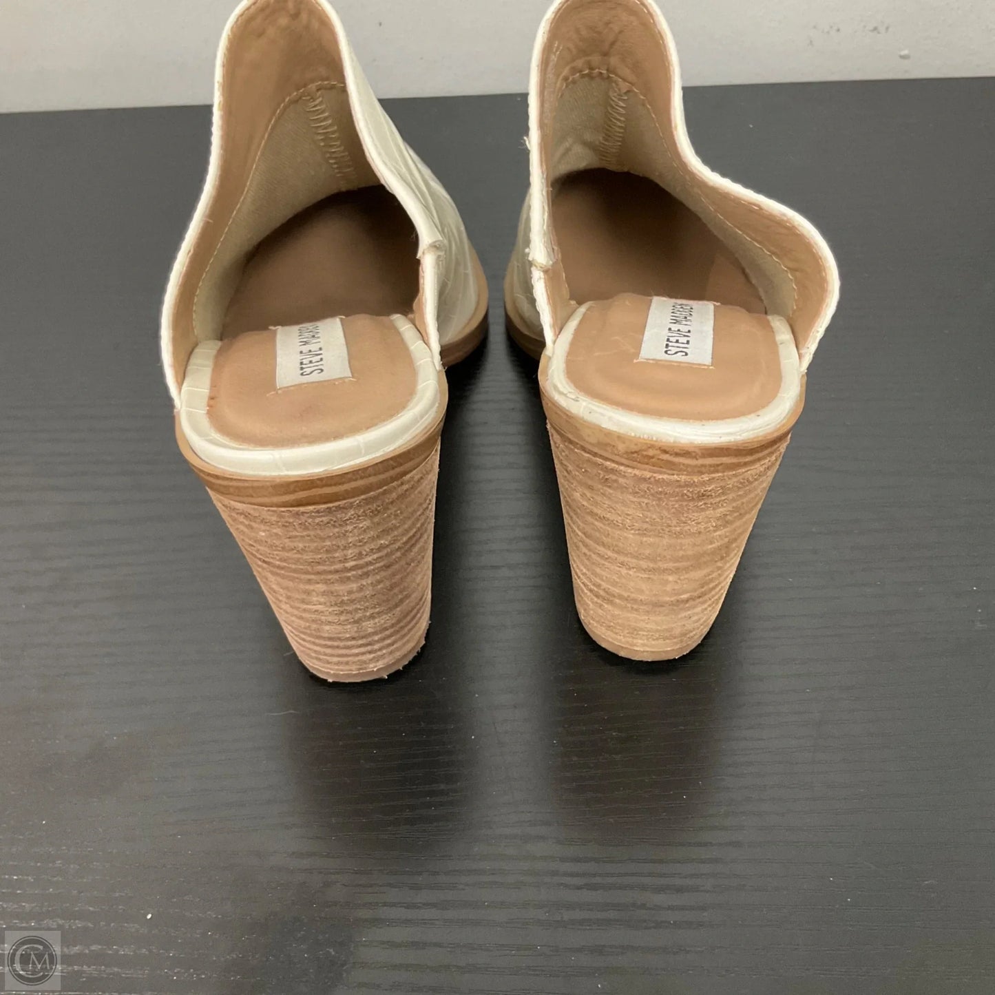 Shoes Heels Block By Steve Madden In Cream, Size: 7.5