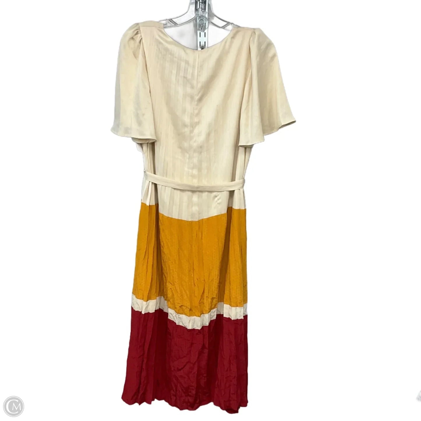 Dress Casual Midi By Skies Are Blue In Multi-colored, Size: M