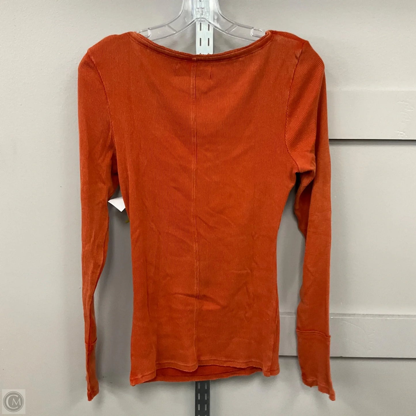 Top Long Sleeve By Urban Outfitters In Orange, Size: L