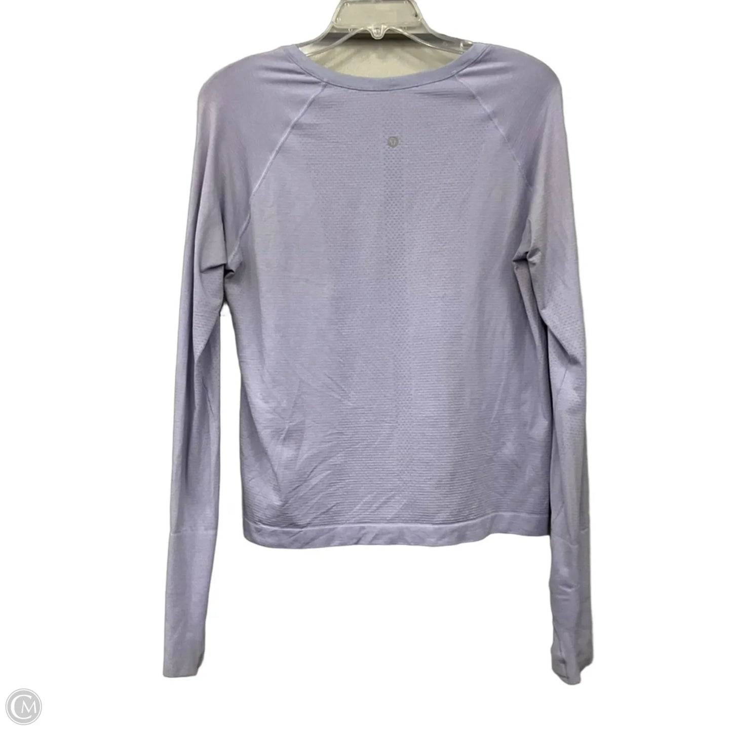 Athletic Top Long Sleeve Crewneck By Lululemon In Purple, Size: 12