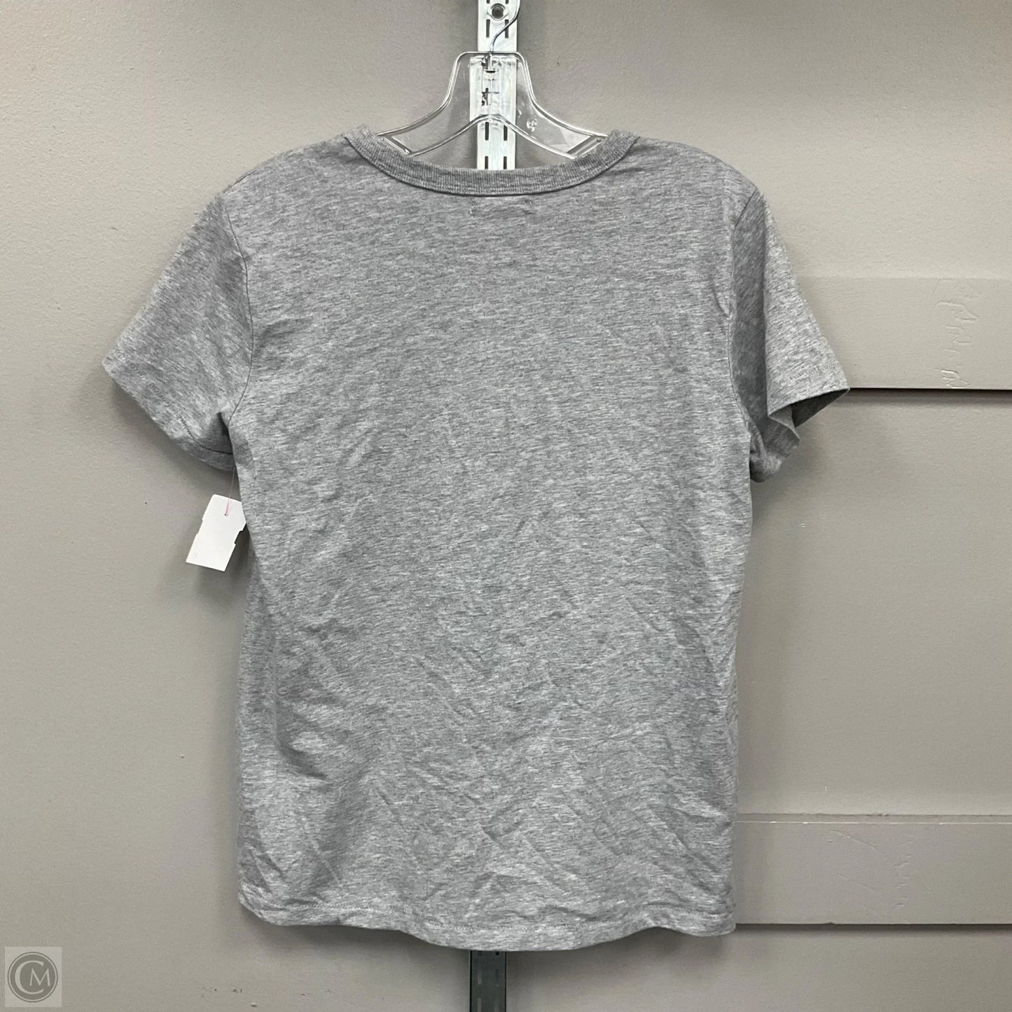 Top Short Sleeve Basic By Maurices In Grey, Size: M