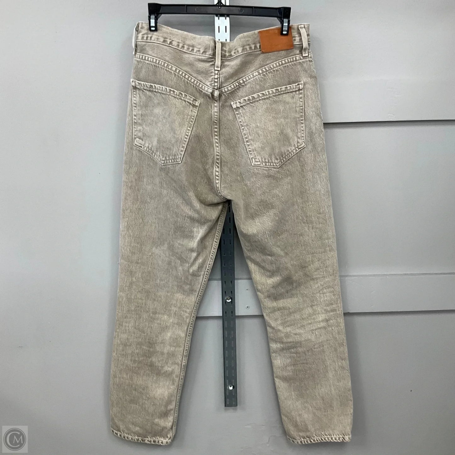 Jeans Straight By Citizens Of Humanity In Tan Denim, Size: 4