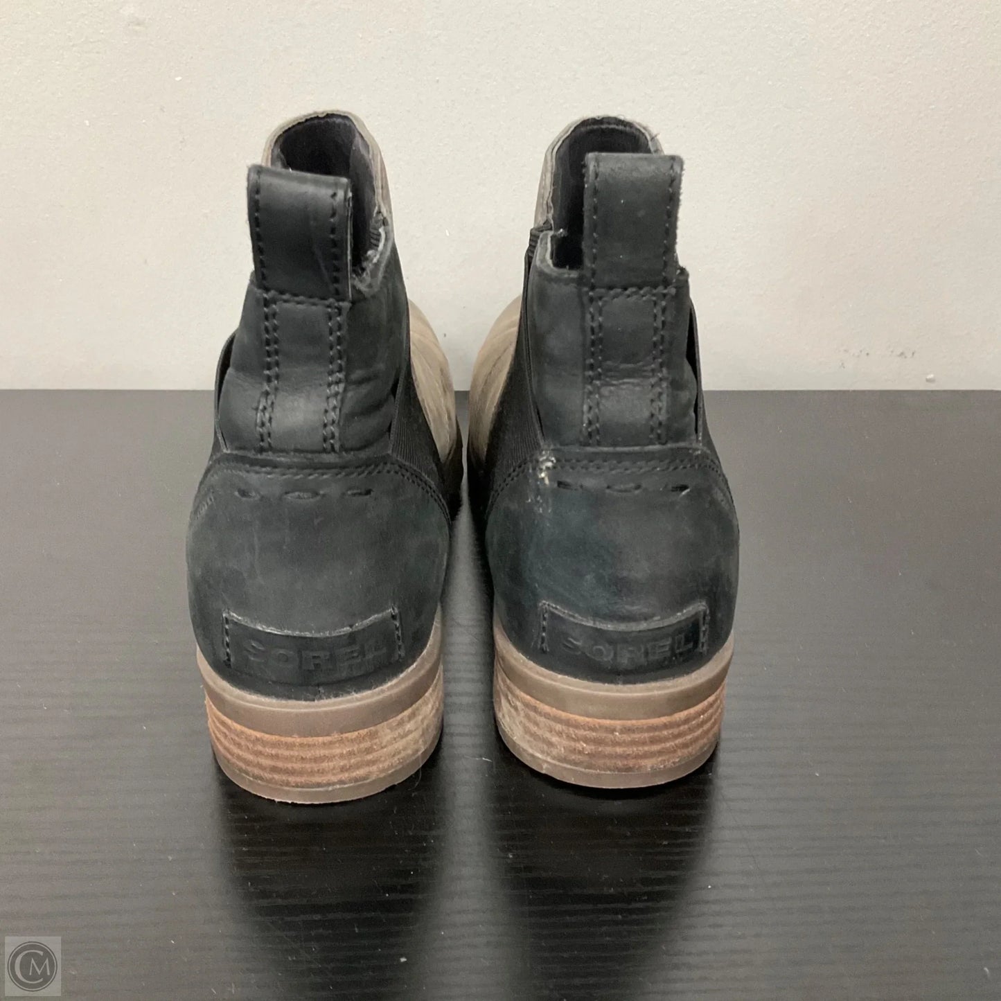 Boots Ankle Heels By Sorel In Taupe, Size: 8