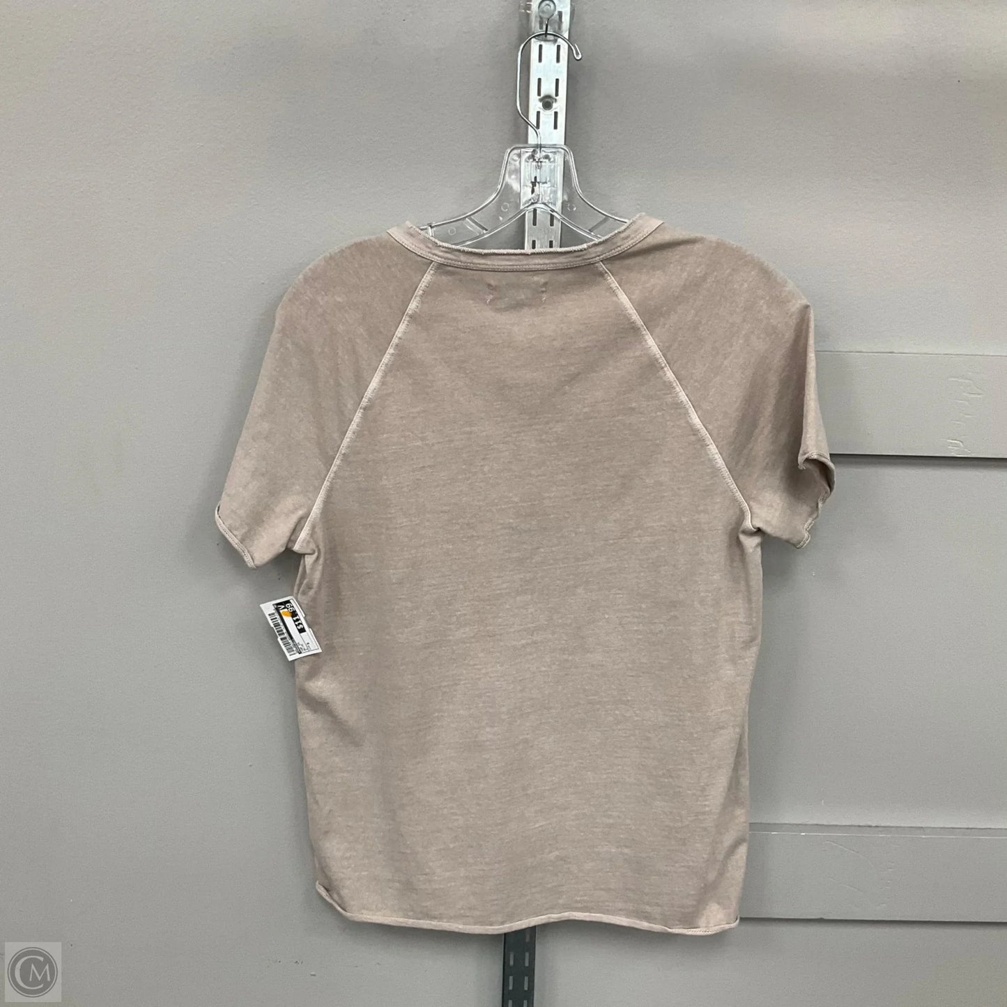 Top Short Sleeve By Madewell In Beige, Size: S