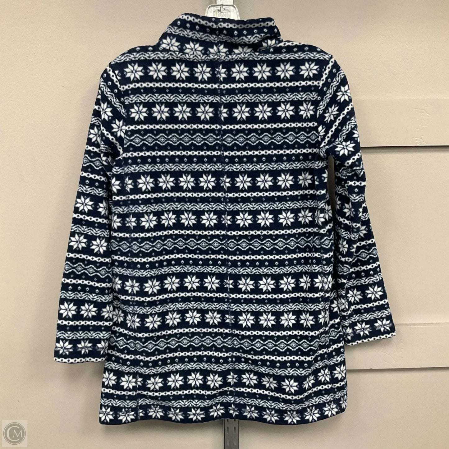 Sweatshirt Collar By Lands End In Navy, Size: Xs